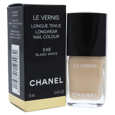 chanel le vernis 548 blanc white|Chanel 155 rouge noir.